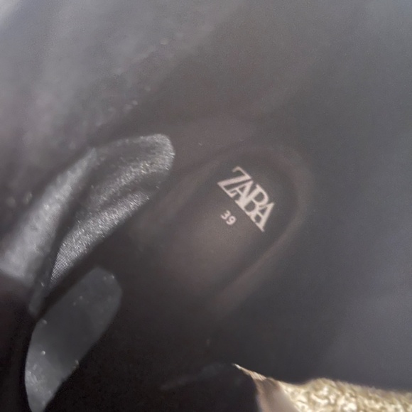 Zara metallic kitten heel ankle boots - Picture 5 of 5